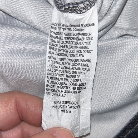 Ben Hogan Performance Black and Gray Striped Men's Polo Shirt - Picture 4 of 6